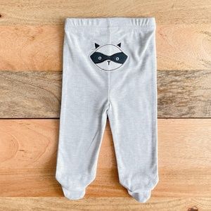 🧸 SALE! (5/$15, 8/$22, 12/$30) Rene Rofe grey racoon legging 6-9m baby pant